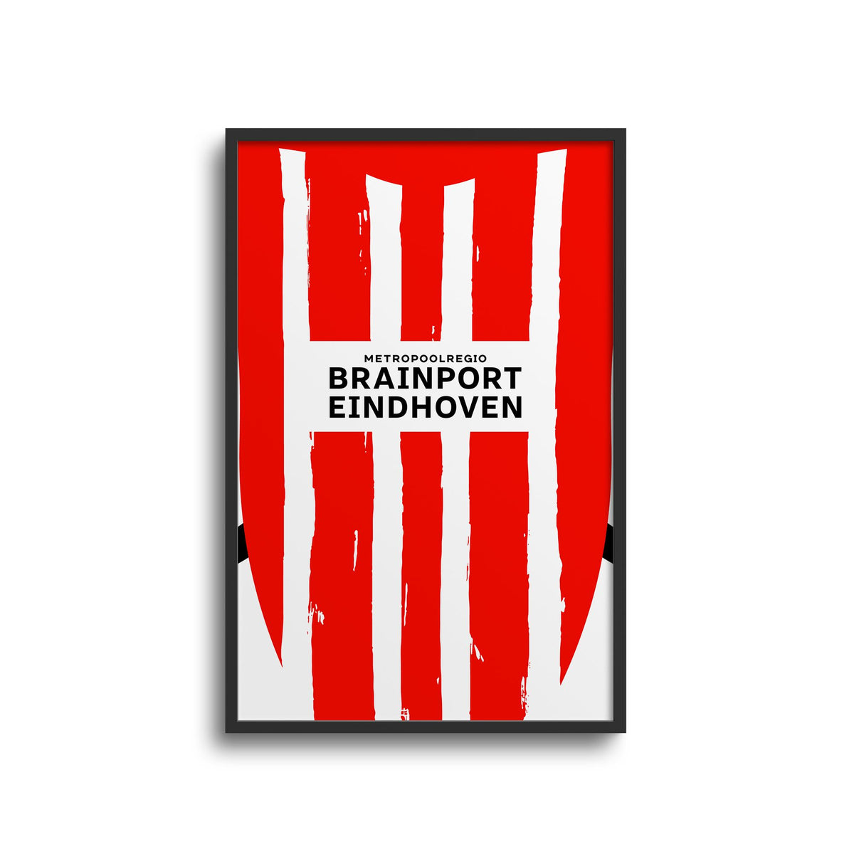 Print with the PSV 2024-25 Home football shirt design by RIPA Football