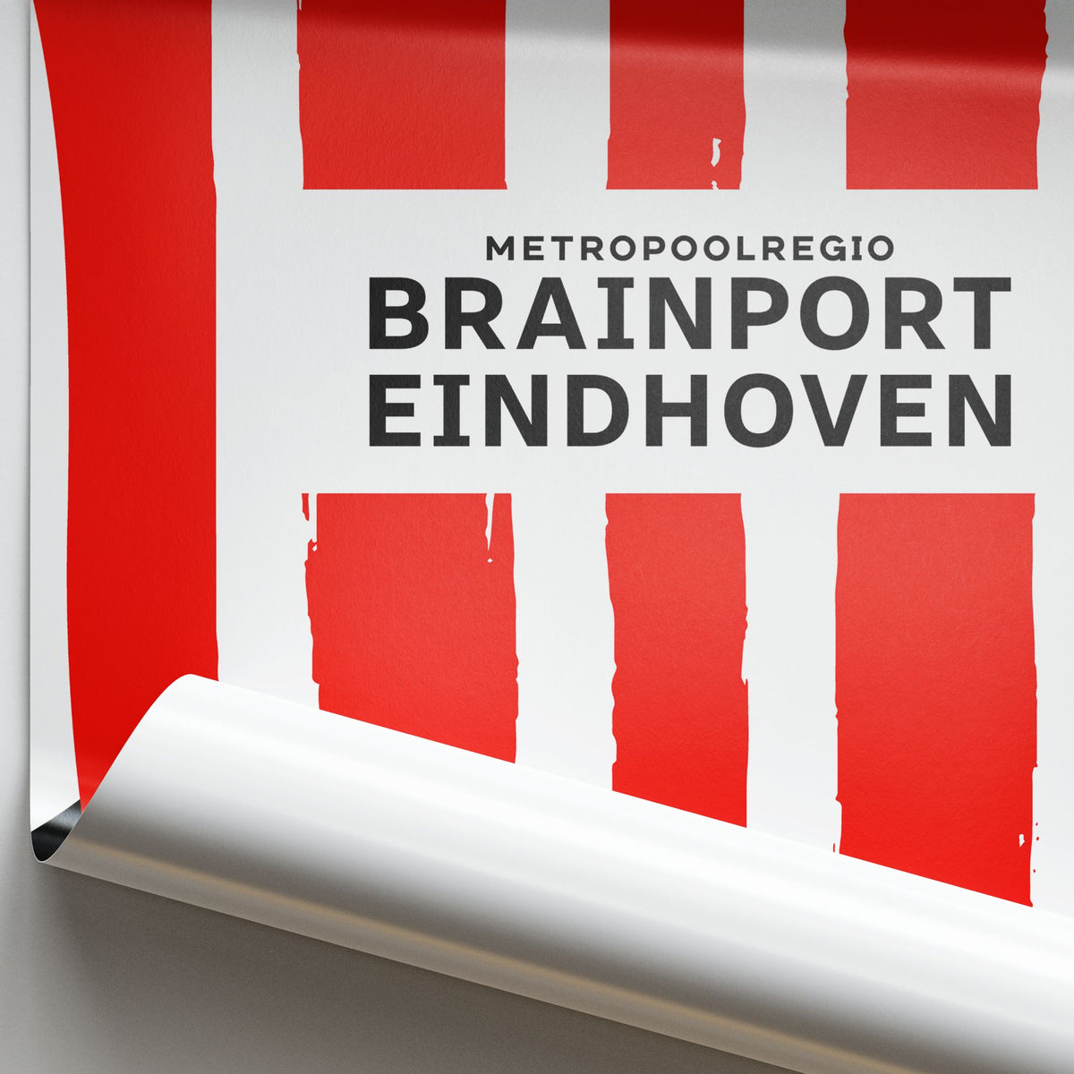 Print with the PSV 2024-25 Home football shirt design by RIPA Football