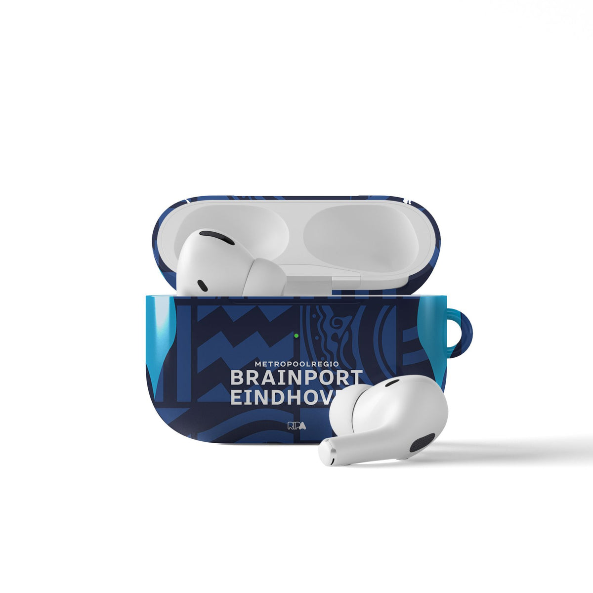 AirPods case with the PSV 2026-27 Third football shirt design by RIPA Football