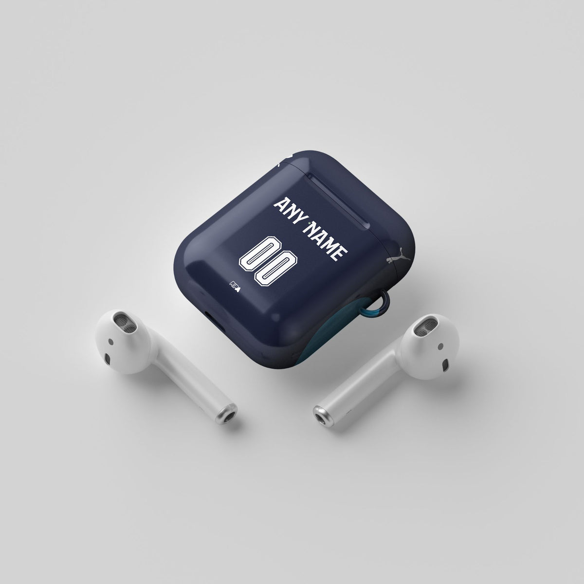 AirPods case with the PSV 2026-27 Third football shirt design by RIPA Football