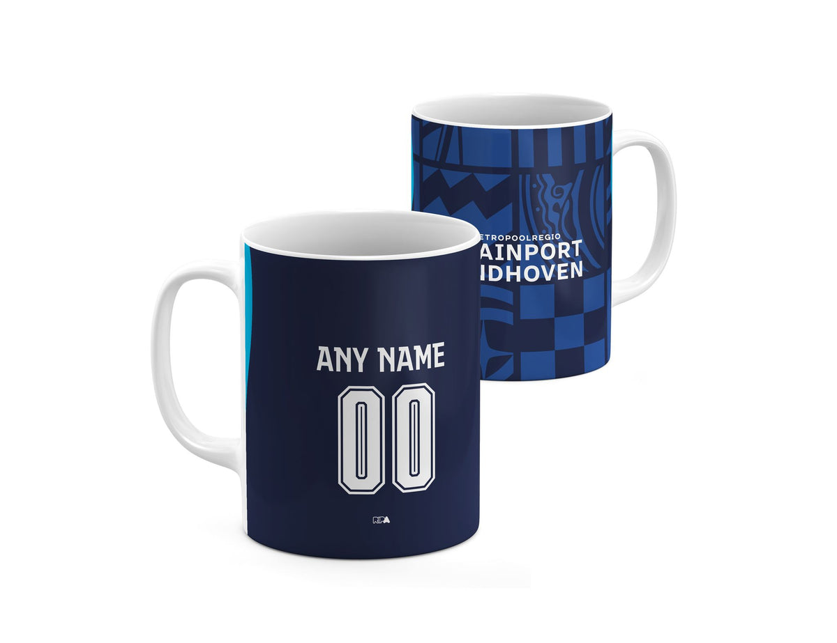 Mug with the PSV 2026-27 Third football shirt design by RIPA Football