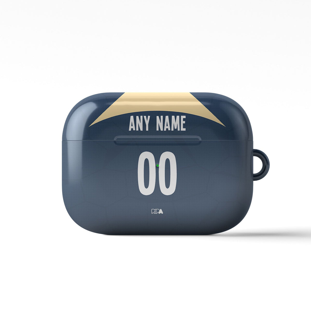 AirPods case with the UNAM 2023-24 Away football shirt design by RIPA Football