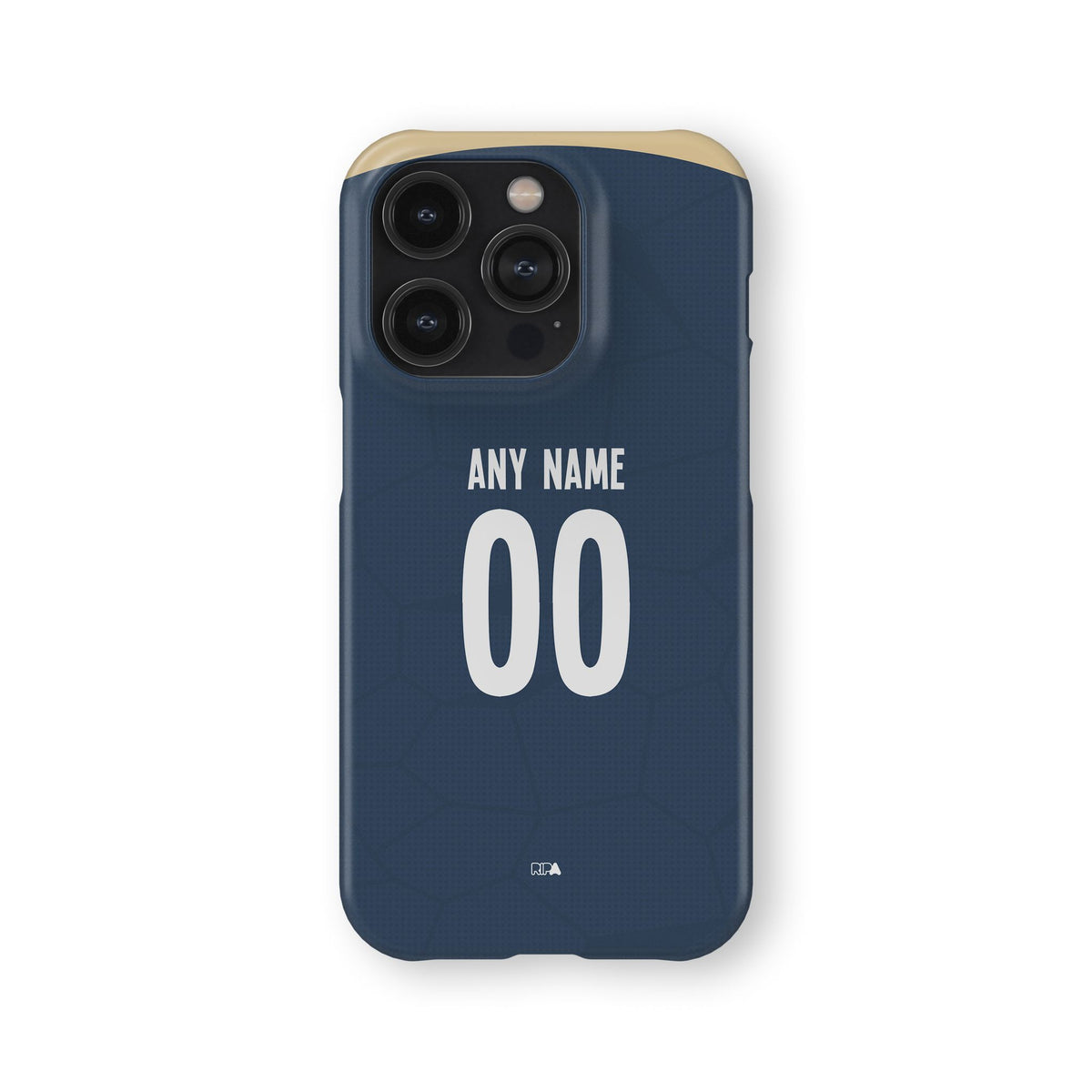 Phone case with the UNAM 2023-24 Away football shirt design by RIPA Football