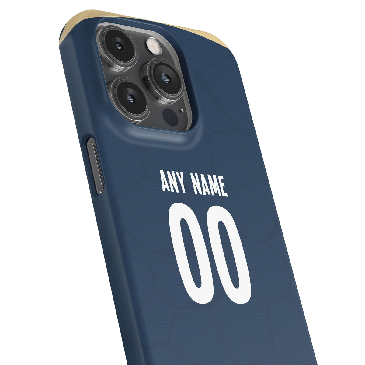 Phone case with the UNAM 2023-24 Away football shirt design by RIPA Football