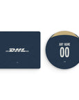 Mouse pad with the UNAM 2023-24 Away football shirt design by RIPA Football