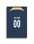 Print with the UNAM 2023-24 Away football shirt design by RIPA Football