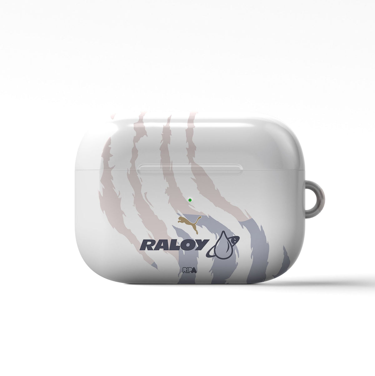 AirPods case with the UNAM 2026-27 Away football shirt design by RIPA Football