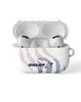 AirPods case with the UNAM 2026-27 Away football shirt design by RIPA Football