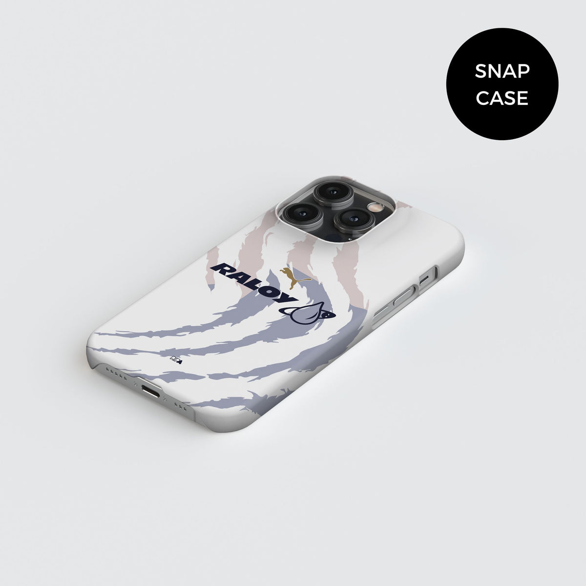 Phone case with the UNAM 2026-27 Away football shirt design by RIPA Football