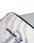 Laptop sleeve with the UNAM 2026-27 Away football shirt design by RIPA Football