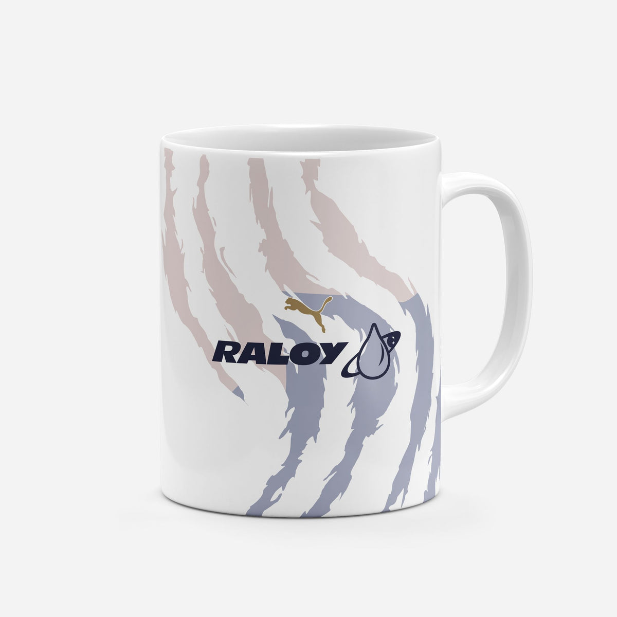Mug with the UNAM 2026-27 Away football shirt design by RIPA Football