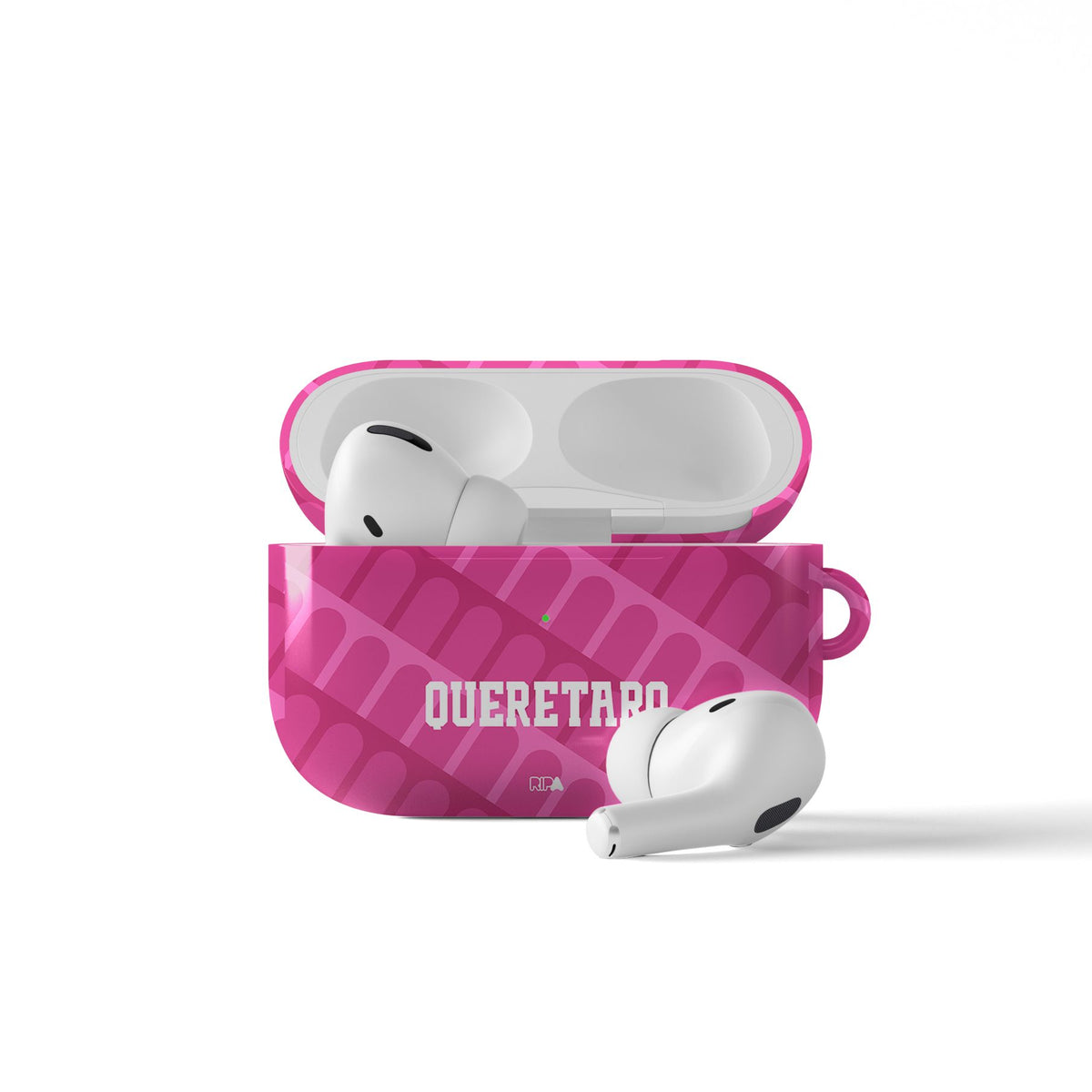 AirPods case with the Querétaro 2026-27 Goalkeeper football shirt design by RIPA Football