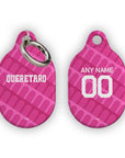 AirTag holder with the Querétaro 2026-27 Goalkeeper football shirt design by RIPA Football