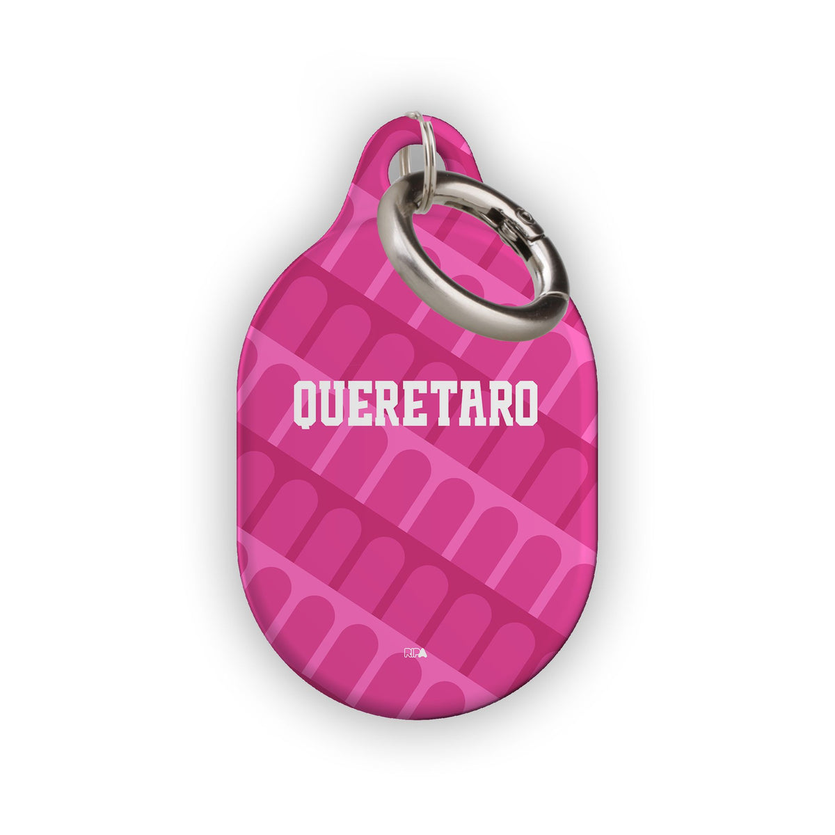 AirTag holder with the Querétaro 2026-27 Goalkeeper football shirt design by RIPA Football