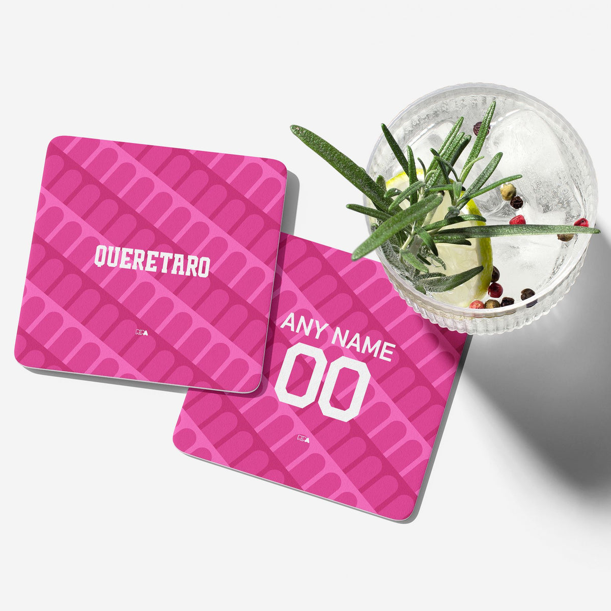 Coaster with the Querétaro 2026-27 Goalkeeper football shirt design by RIPA Football