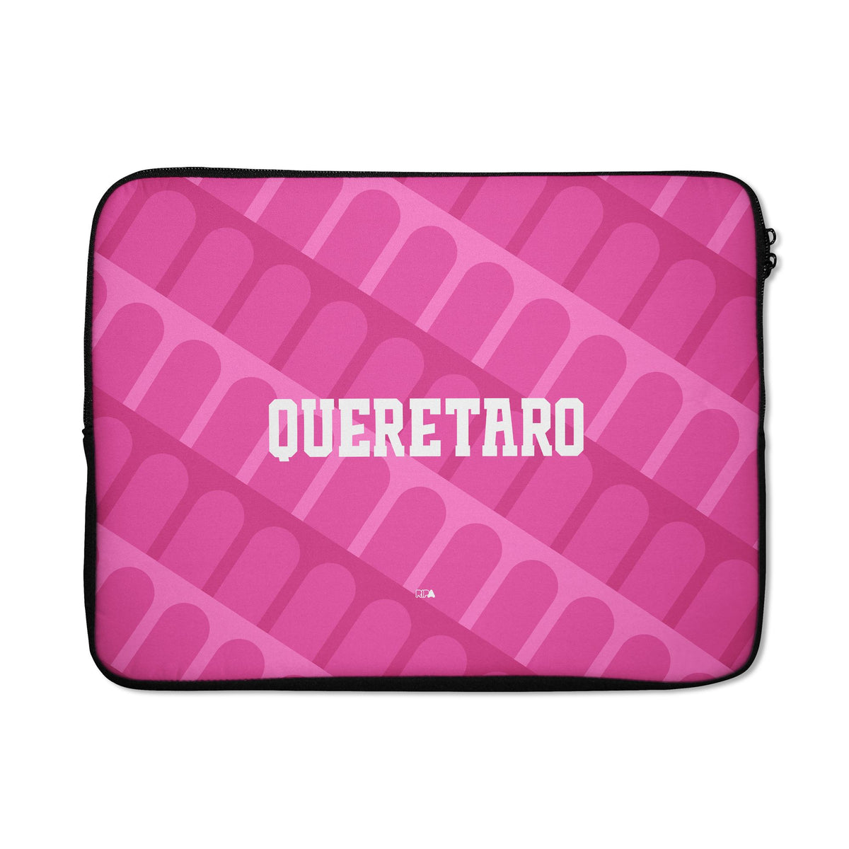 Laptop sleeve with the Querétaro 2026-27 Goalkeeper football shirt design by RIPA Football