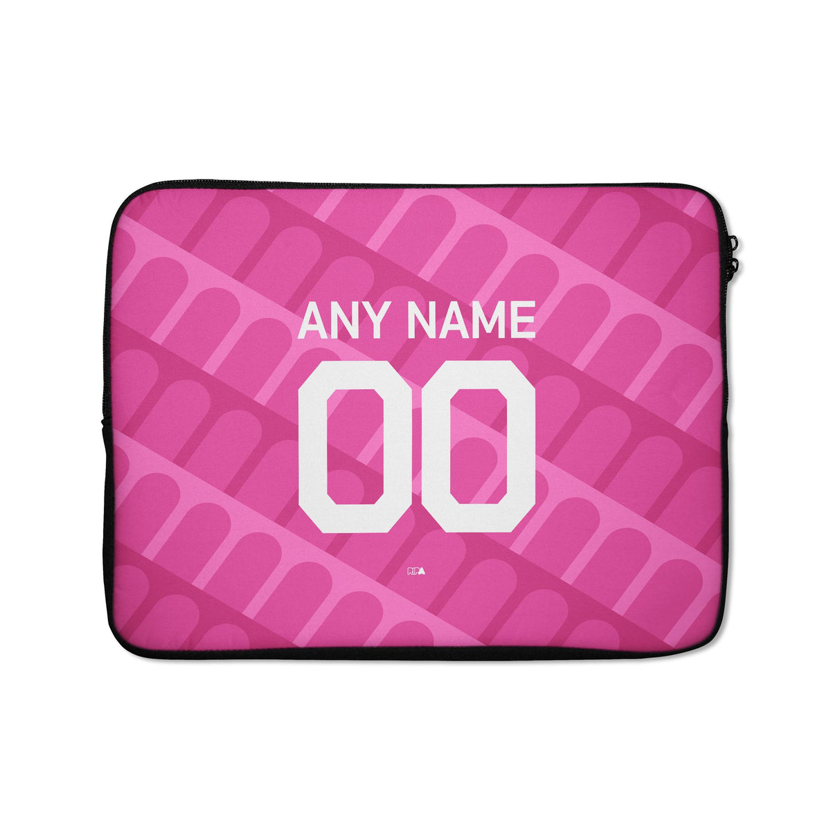 Laptop sleeve with the Querétaro 2026-27 Goalkeeper football shirt design by RIPA Football
