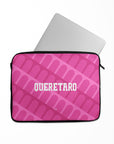 Laptop sleeve with the Querétaro 2026-27 Goalkeeper football shirt design by RIPA Football