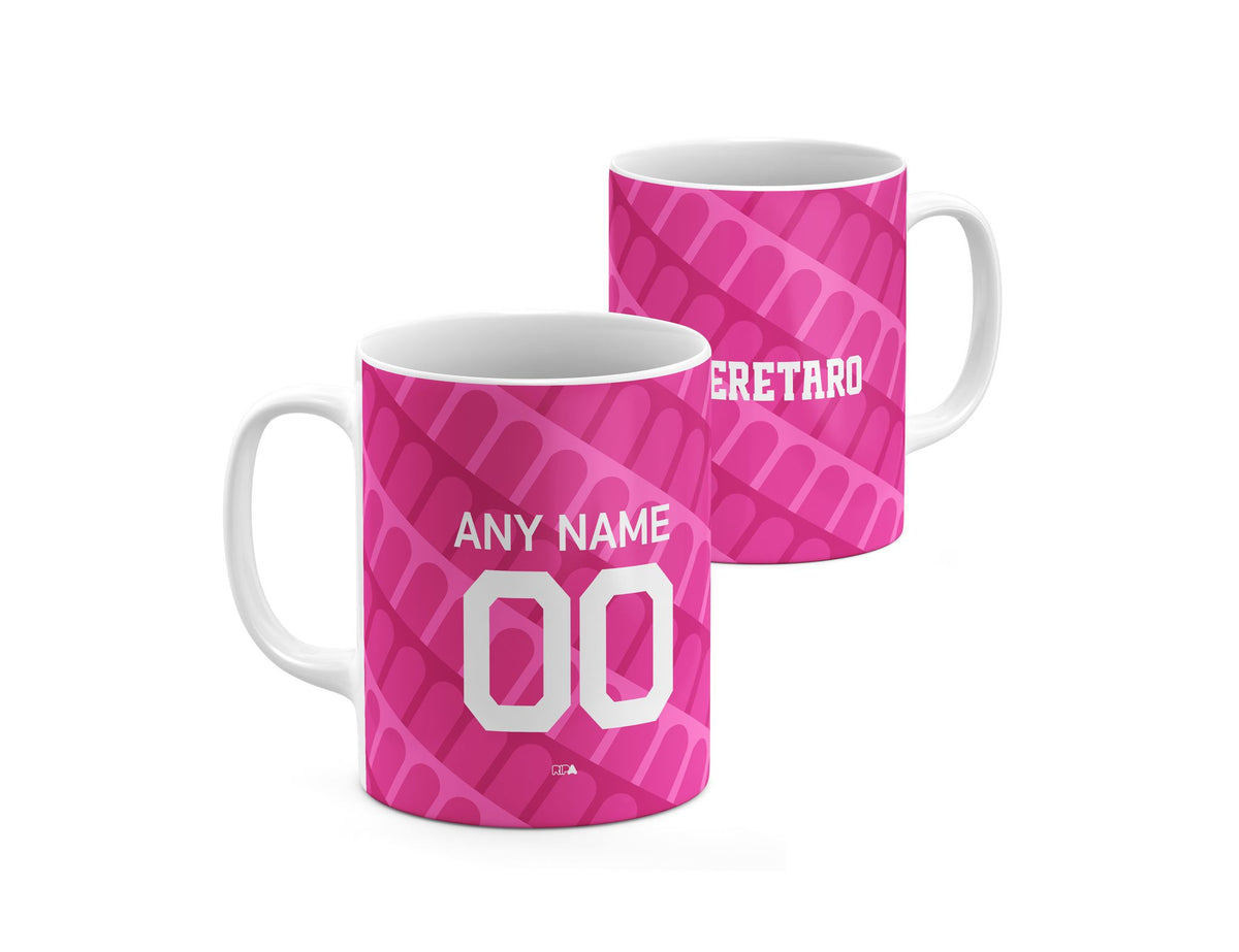 Mug with the Querétaro 2026-27 Goalkeeper football shirt design by RIPA Football