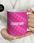 Mug with the Querétaro 2026-27 Goalkeeper football shirt design by RIPA Football
