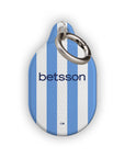 AirTag holder with the Racing Club 2025-26 Home football shirt design by RIPA Football