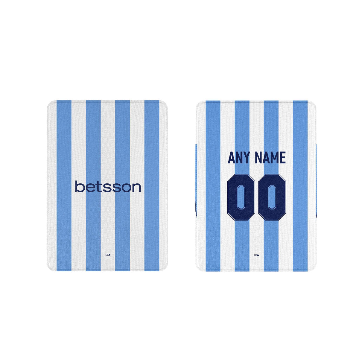 iPad case with the Racing Club 2025-26 Home football shirt design by RIPA Football