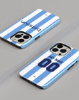 Phone case with the Racing Club 2025-26 Home football shirt design by RIPA Football