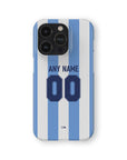 Phone case with the Racing Club 2025-26 Home football shirt design by RIPA Football