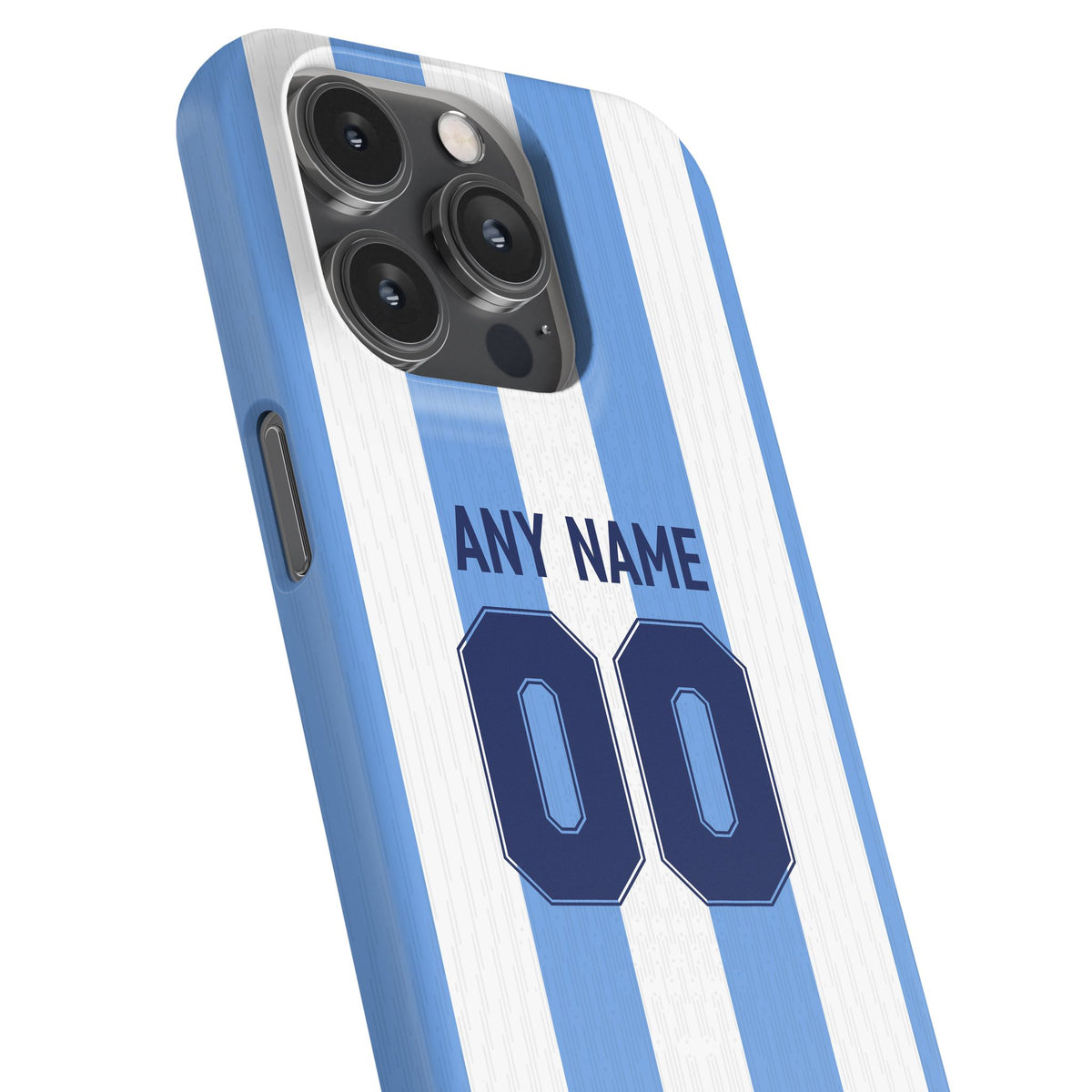 Phone case with the Racing Club 2025-26 Home football shirt design by RIPA Football