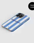 Phone case with the Racing Club 2025-26 Home football shirt design by RIPA Football