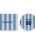 Mouse pad with the Racing Club 2025-26 Home football shirt design by RIPA Football
