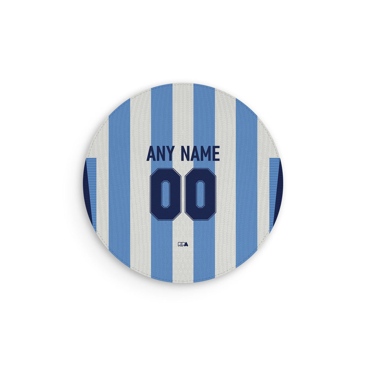 Mouse pad with the Racing Club 2025-26 Home football shirt design by RIPA Football