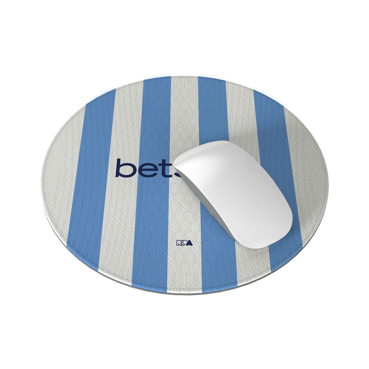 Mouse pad with the Racing Club 2025-26 Home football shirt design by RIPA Football