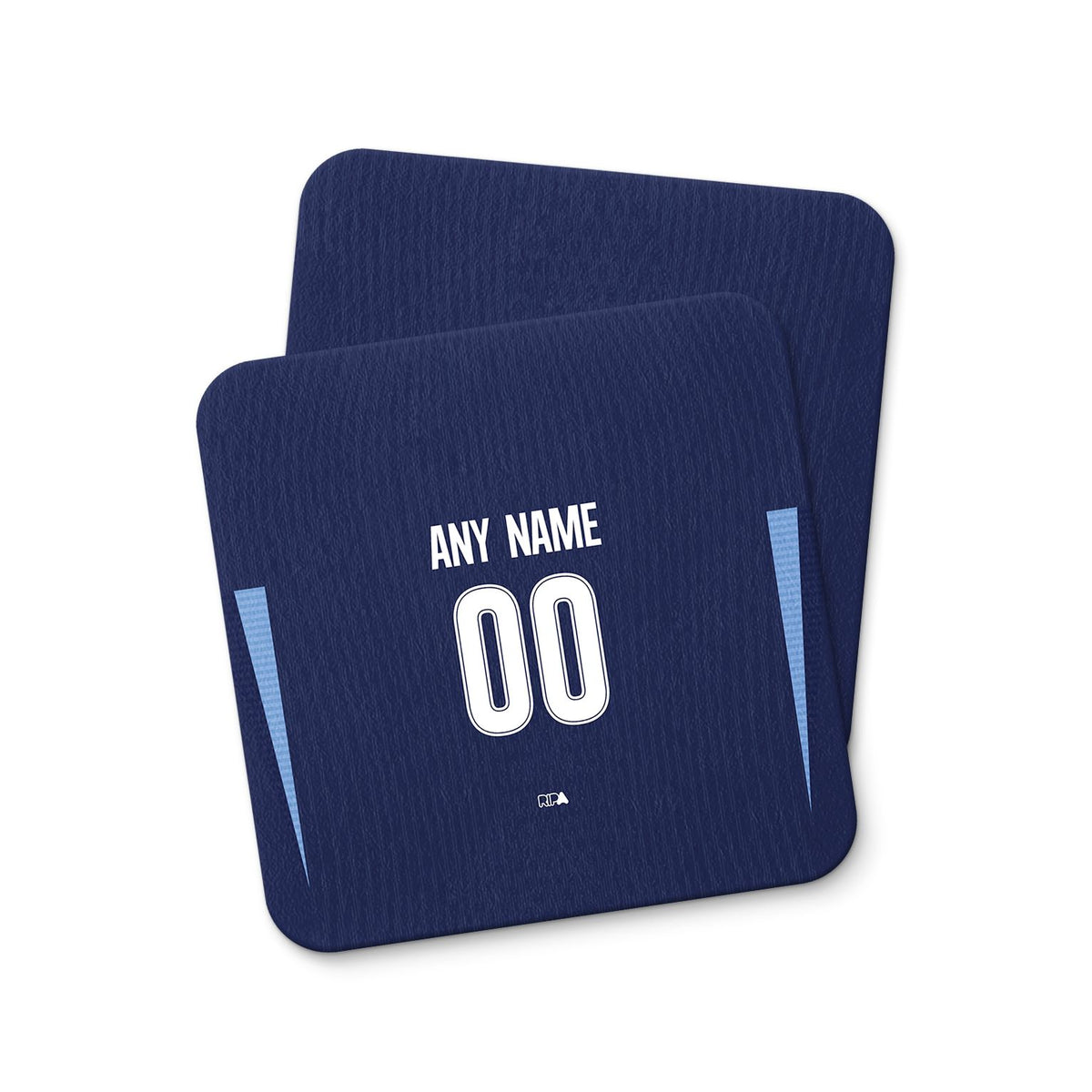 Coaster with the Racing Club 2026 Away football shirt design by RIPA Football