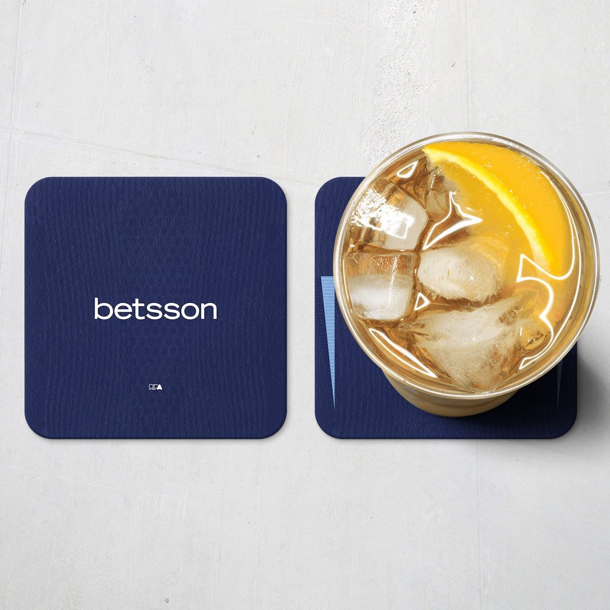 Coaster with the Racing Club 2026 Away football shirt design by RIPA Football