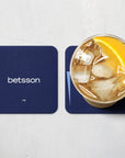 Coaster with the Racing Club 2026 Away football shirt design by RIPA Football