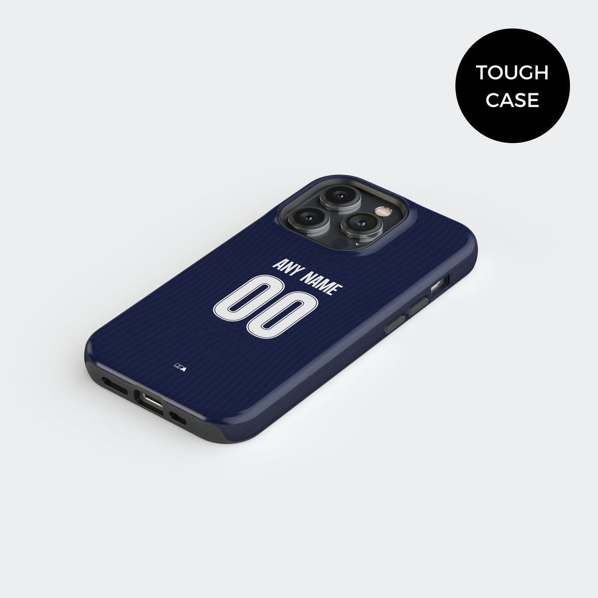 Phone case with the Racing Club 2026 Away football shirt design by RIPA Football