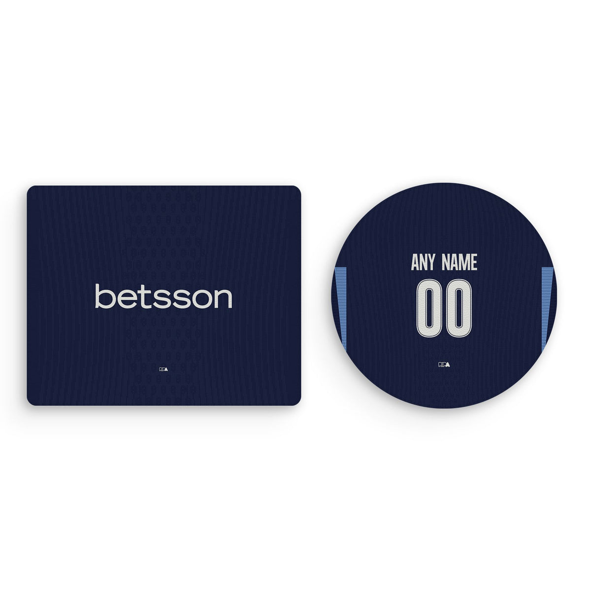 Mouse pad with the Racing Club 2026 Away football shirt design by RIPA Football