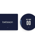 Mouse pad with the Racing Club 2026 Away football shirt design by RIPA Football