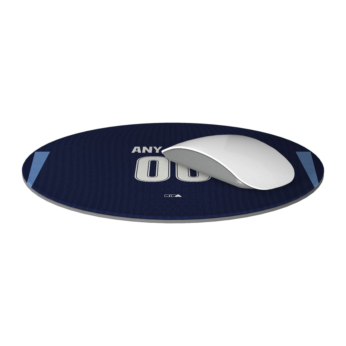 Mouse pad with the Racing Club 2026 Away football shirt design by RIPA Football