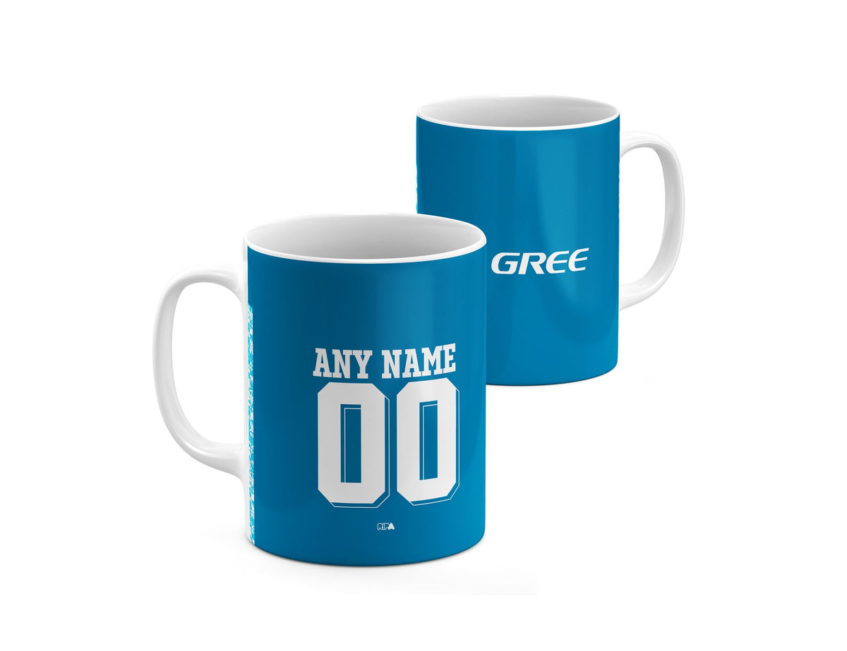 Mug with the Real Betis 2024-25 Alternate football shirt design by RIPA Football
