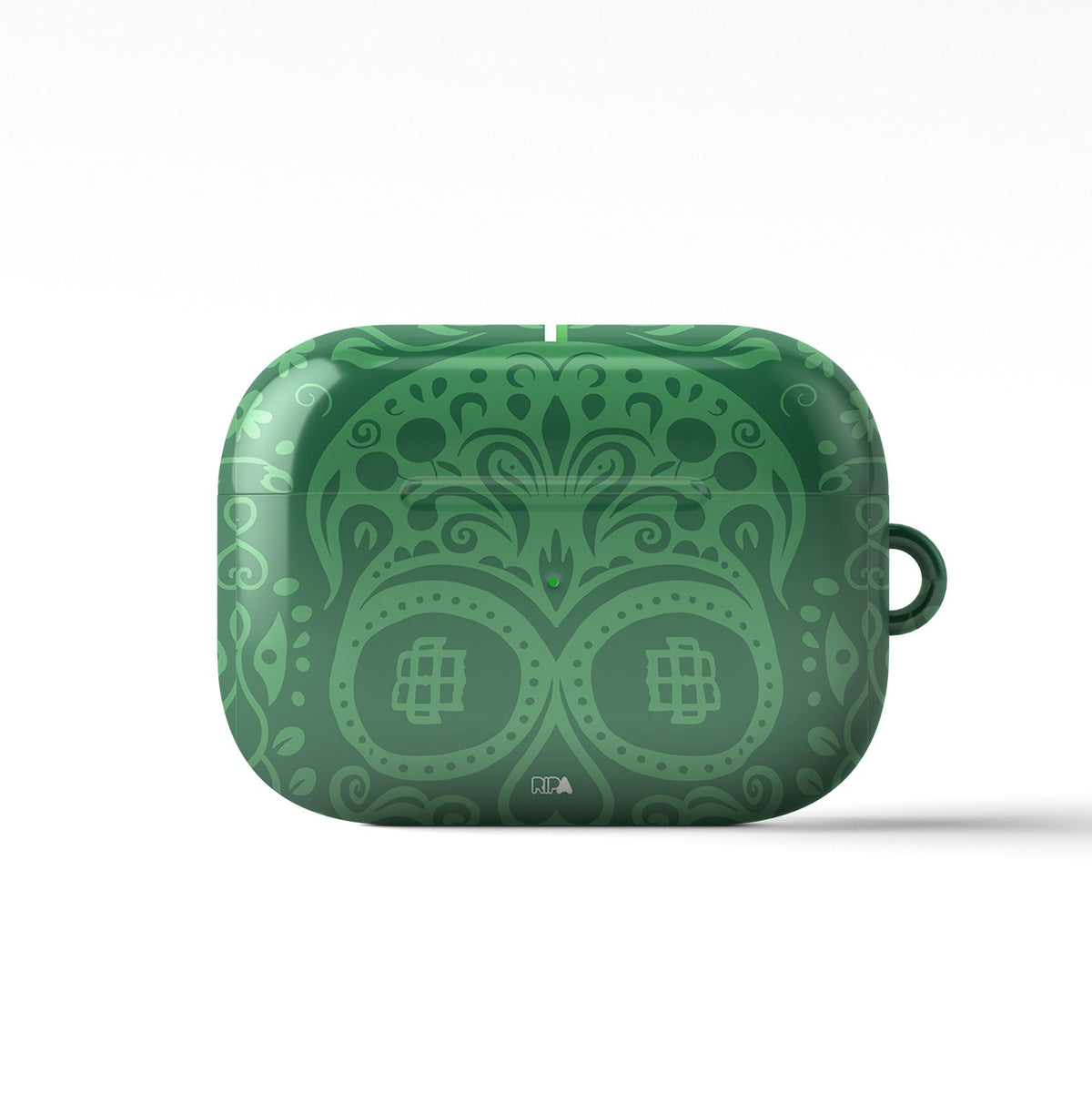AirPods case with the Real Betis 2025-26 Prematch football shirt design by RIPA Football