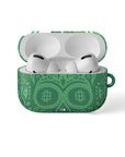 AirPods case with the Real Betis 2025-26 Prematch football shirt design by RIPA Football