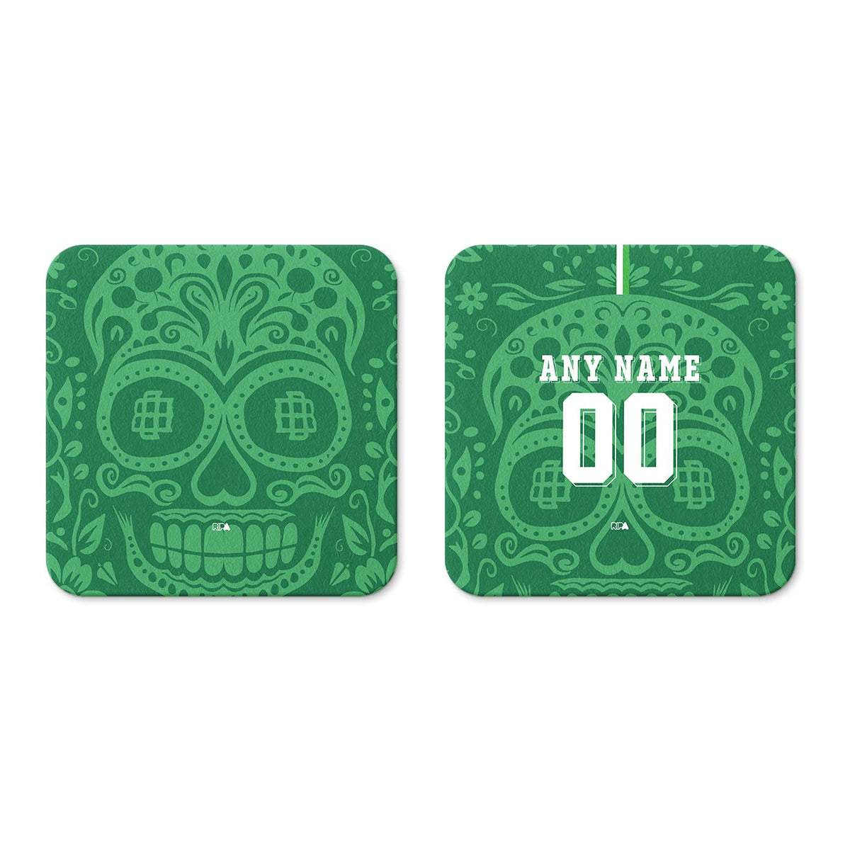 Coaster with the Real Betis 2025-26 Prematch football shirt design by RIPA Football