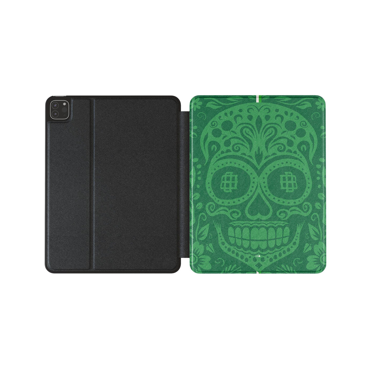 iPad case with the Real Betis 2025-26 Prematch football shirt design by RIPA Football