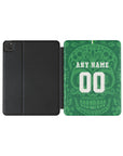 iPad case with the Real Betis 2025-26 Prematch football shirt design by RIPA Football