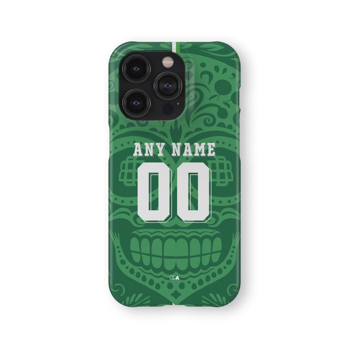 Phone case with the Real Betis 2025-26 Prematch football shirt design by RIPA Football