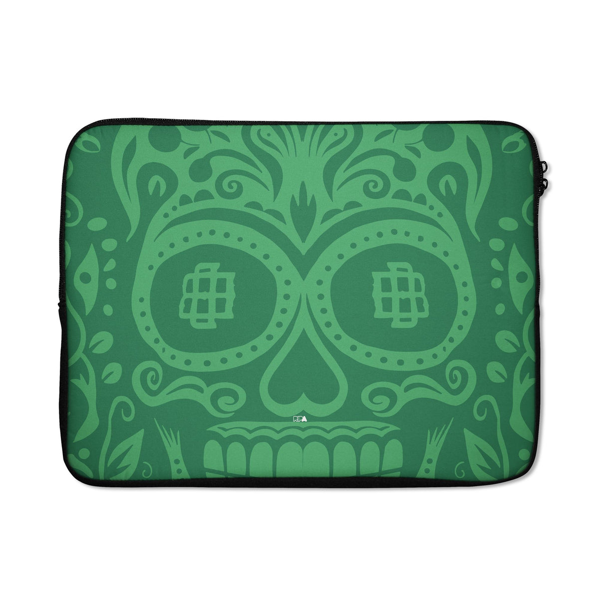 Laptop sleeve with the Real Betis 2025-26 Prematch football shirt design by RIPA Football