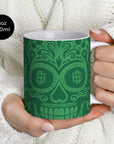 Mug with the Real Betis 2025-26 Prematch football shirt design by RIPA Football