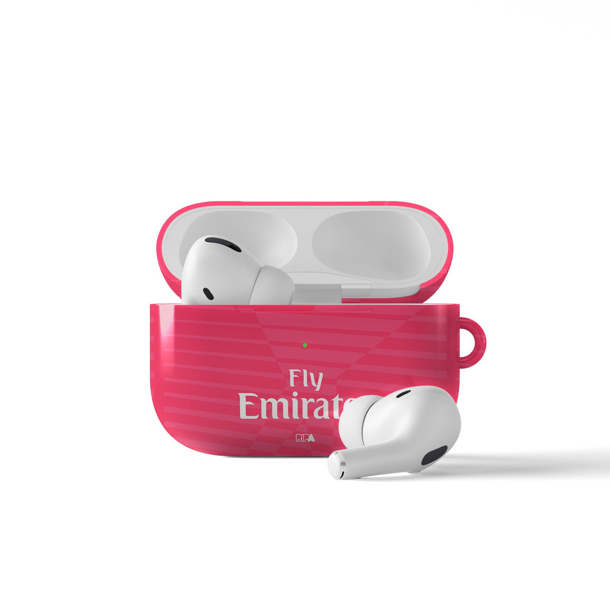 AirPods case with the Real Madrid 2014-15 Away football shirt design by RIPA Football